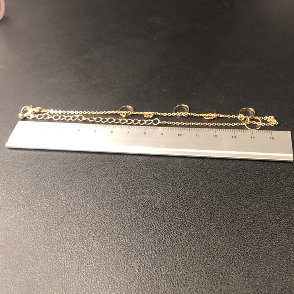3/$20 - Golden circles anklet - Picture 3 of 4